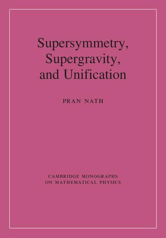 Cambridge Monographs on Mathematical Physics - Supersymmetry ... - cover