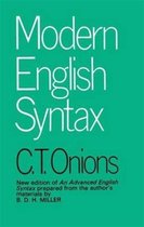 Boek cover Modern English Syntax van C. T. Onions
