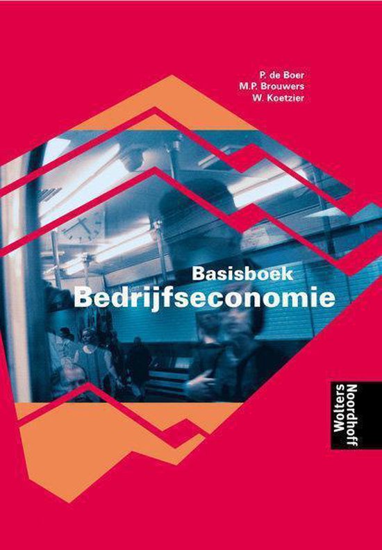 Basisboek bedrijfseconomie dr 6 - cover