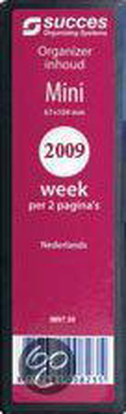 Cover van het boek 'Succes agenda vulling Mini 2009'