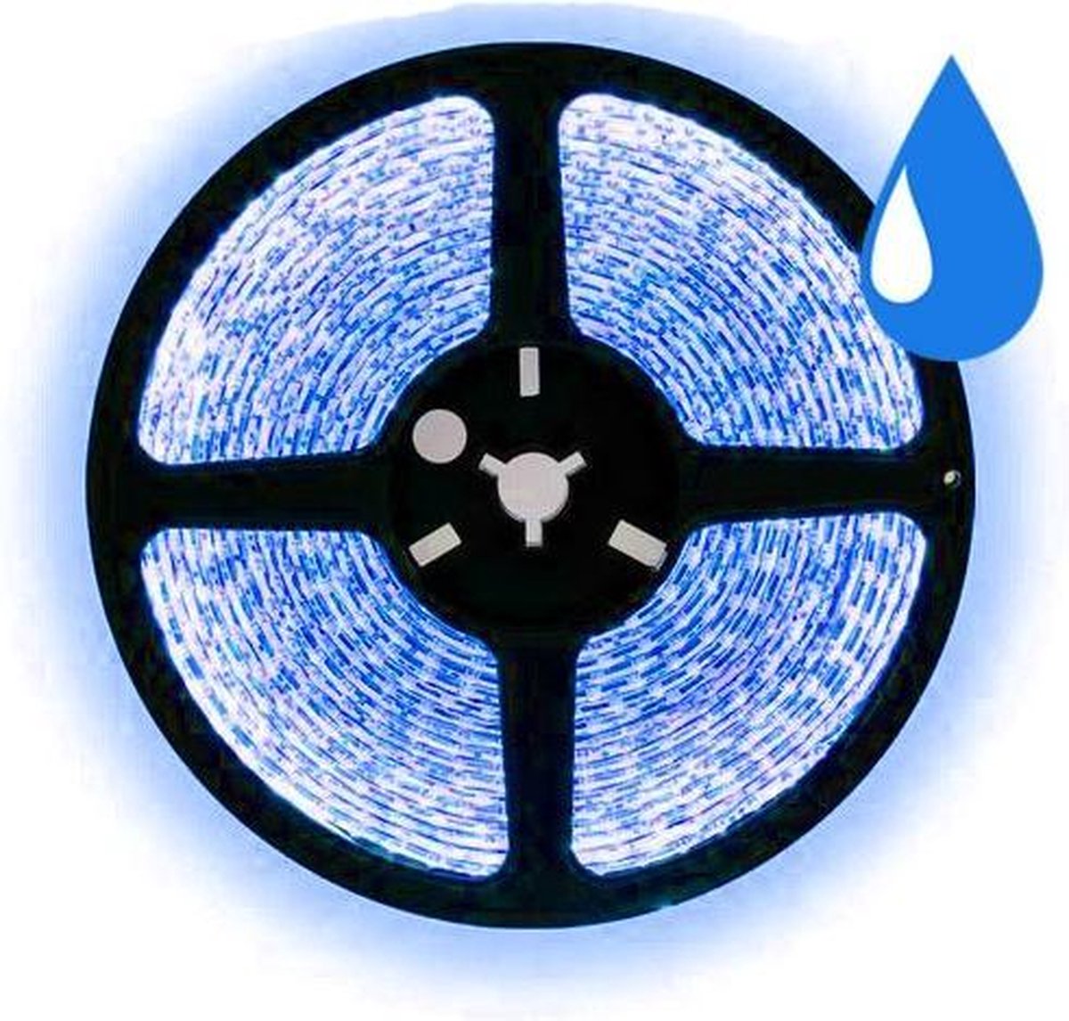 2,5 meter blauw led strip waterproof - IP65 - 60Leds/m - 12V