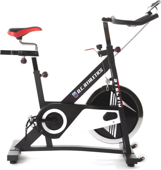 DC Athletics Stelvio Hometrainer - Spinbike - Hartslagmeting - Indoorbike - Incl display - Verstelbaar