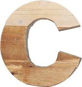 Houten Letter -C- Sloophout blank