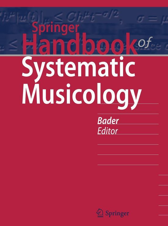 Engineering (R0) - Springer Handbook of Systematic Musicolog ... - cover
