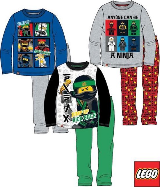 Pyjama Lego Ninjago - grijs -maat 104 | bol.com