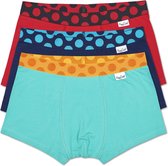 Happy Socks 3-Pack Pop Trunk, Heren Boxershort, Maat M
