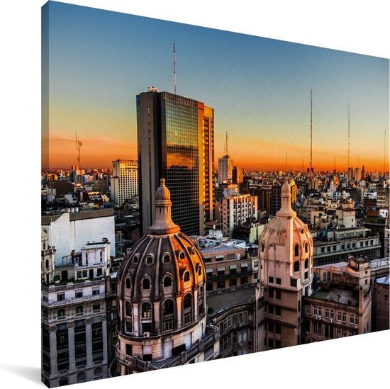 Canvas Schilderij Argentinië - Buenos Aires - Zuid-Amerika - 80x60 cm - Wanddecoratie
