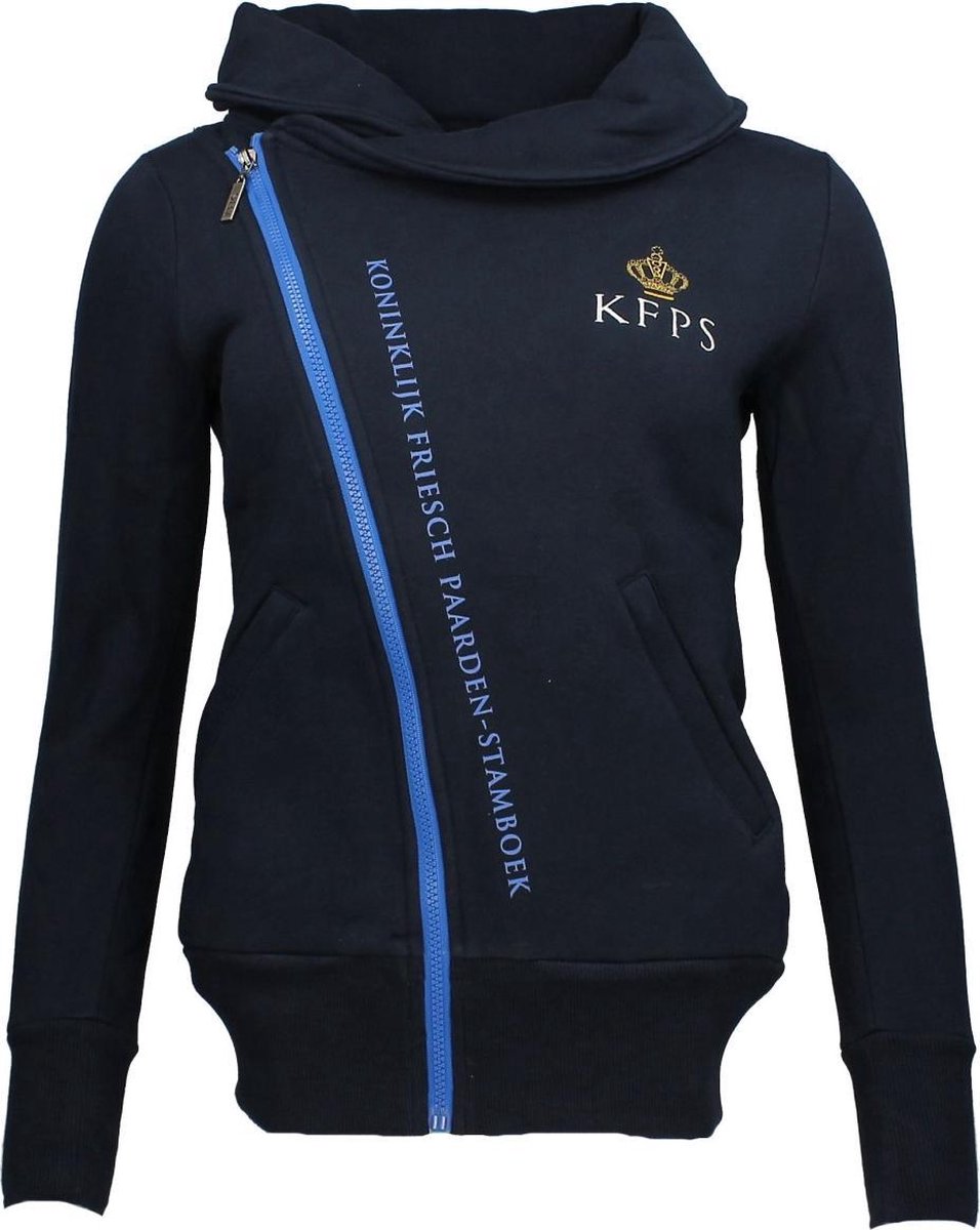 Kfps Vest Royal Friesian Schuine Rits - Dark Blue - xl | bol.com