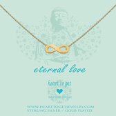 Heart to Get - Ketting met hanger - GeelGoud - Eternal love