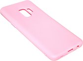 Roze siliconen TPU hoesje Geschikt voor Samsung Galaxy S9 Plus