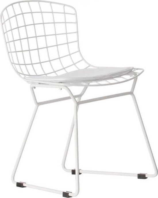 Chaise haute Bertoia Style Blanc | bol