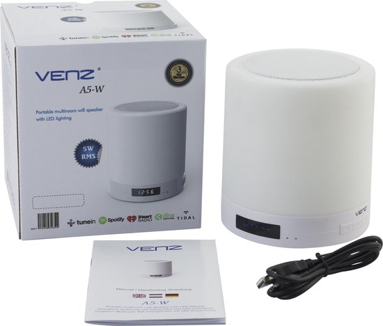 Venz Technology A5-W 5W Wit draagbare luidspreker - Venz Technology