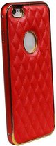 Bumper + Backcover Hoesje voor iPhone 6 Plus Rood