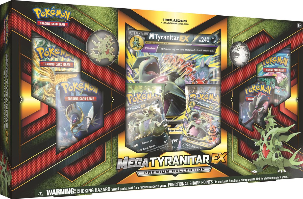 Fragiel alleen Verloren hart Pokémon Mega Tyranitar-EX Premium Collection - Pokémon Kaarten | Games |  bol.com