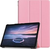 Tri-Fold Book Case - Samsung Galaxy Tab S4 10.5 Hoesje - Pink