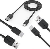 Datakabel HTC USB-C 100 CM - Origineel - Zwart