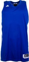 adidas E Kit 2.0 Basketbalshirt - Maat XL  - Mannen - blauw/wit