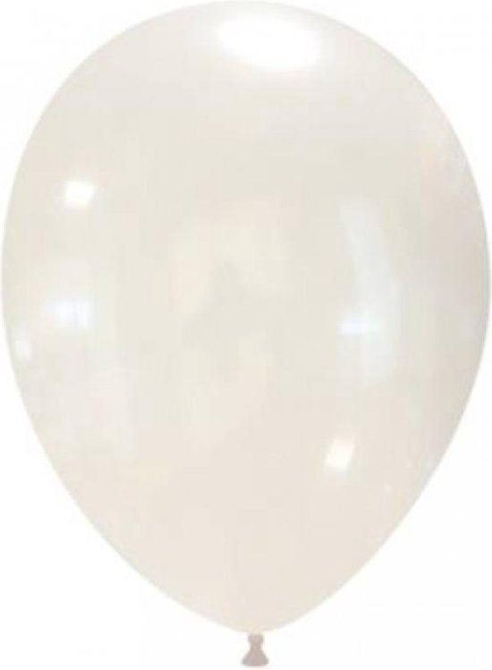 Foto: Latex ballonnen 33cm 100 stuks transparant doorzichtig pastel gt110 38