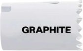 Graphite Gatenboor 92x38mm HSS-Bi-Metaal Voor O.a. Hout Metaal Kunstof En Plastic