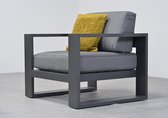 Garden Impressions - Cube lounge fauteuil - carbon black