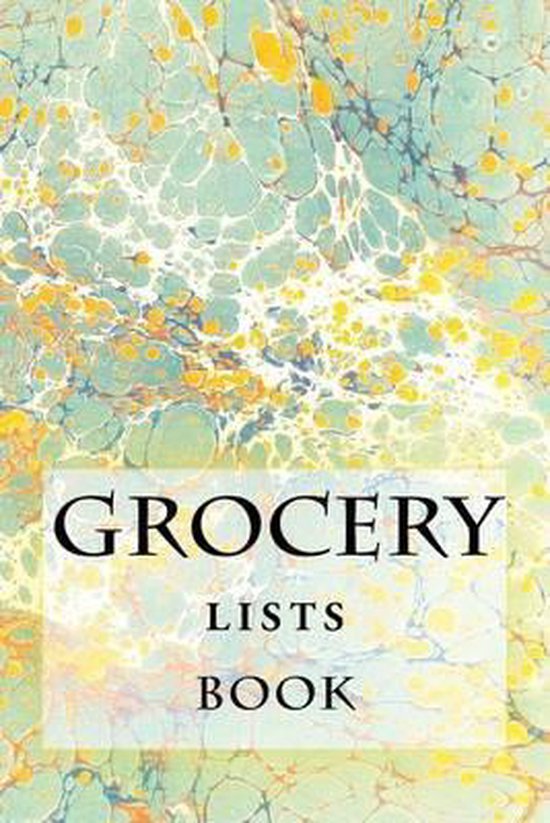 Turn Your Life Into a Book- Grocery Lists Book - cover