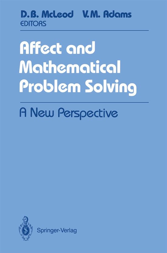 Mathematics and Statistics (R0) - Affect and Mathematical Pr ... - cover