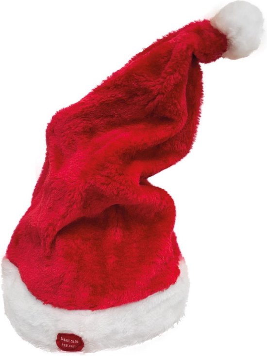 Bewegende kerstmuts met geluid - Verkleedattribuut