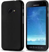 Samsung Galaxy Xcover 4/4s hoesje - Soft TPU case - zwart