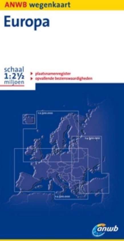 Cover van het boek 'ANWB Wegenkaart / Europa' van  ANWB