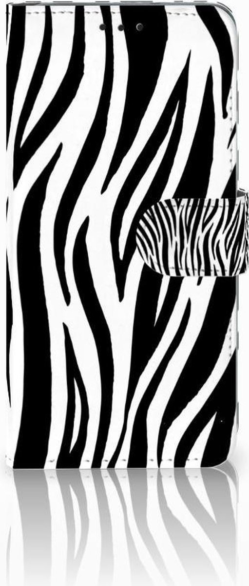 Samsung Galaxy S10 Plus Telefoonhoesje met Pasjes Zebra