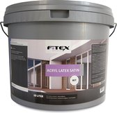 Fitex Acryl Latex Satin 10 liter wit