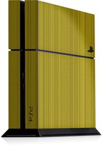 Playstation 4 Console Skin Brushed Geel Sticker