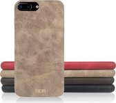 MOFI eerste hart reeks voor iPhone 8 Plus & 7 Plus Crazy Horse textuur terug Cover beschermhoes (Khaki)