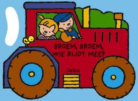 Cover van het boek 'Broem, broem wie rijdt mee ?'