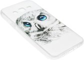 ADEL Siliconen Back Cover Hoesje Geschikt voor Samsung Galaxy J5 (2015) - Witte Uil