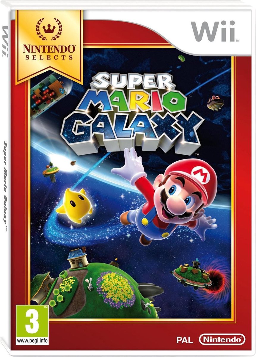tunnel Harnas Medicinaal Super Mario Galaxy - Nintendo Selects - Wii | Games | bol.com