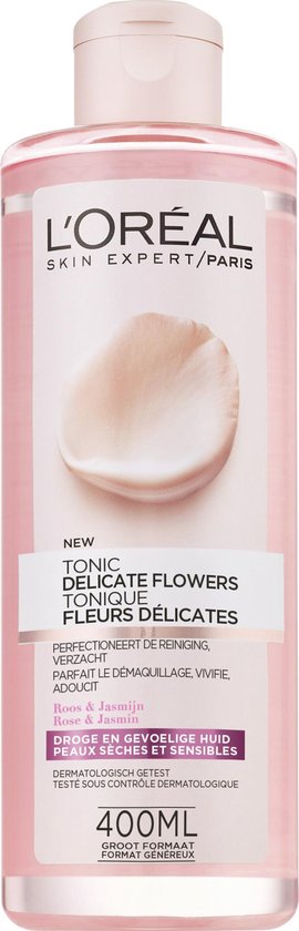 L’Oréal Paris Delicate Flowers Tonic - 400 ml - Gevoelige Huid