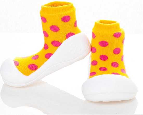 Polka Dot geel peuterschoenen, maat 19