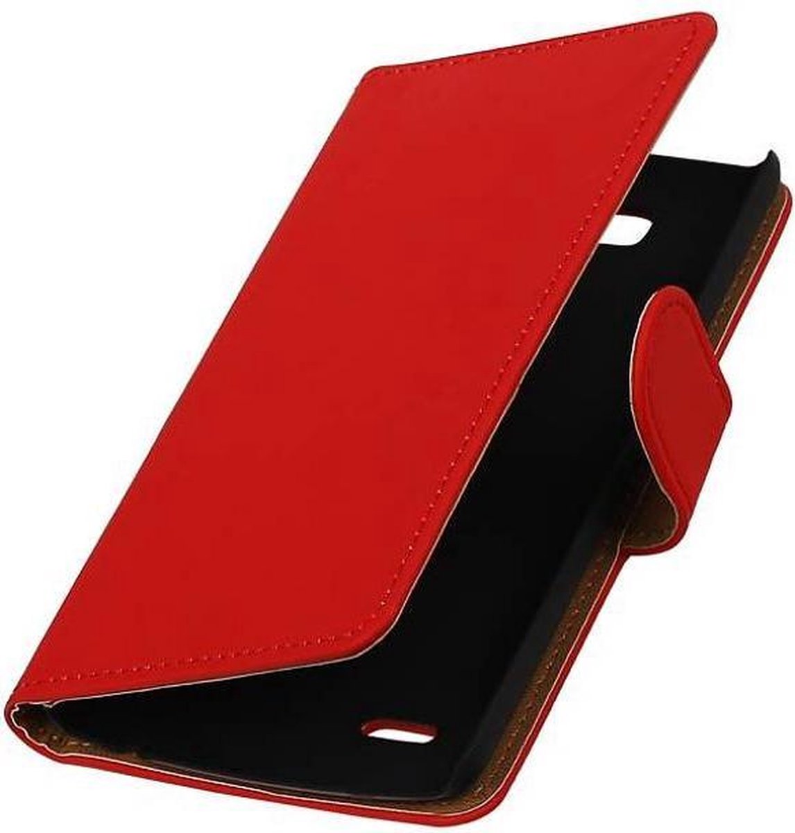 Bookstyle Wallet Case Hoesje Geschikt voor LG G3 S (mini ) D722 Rood