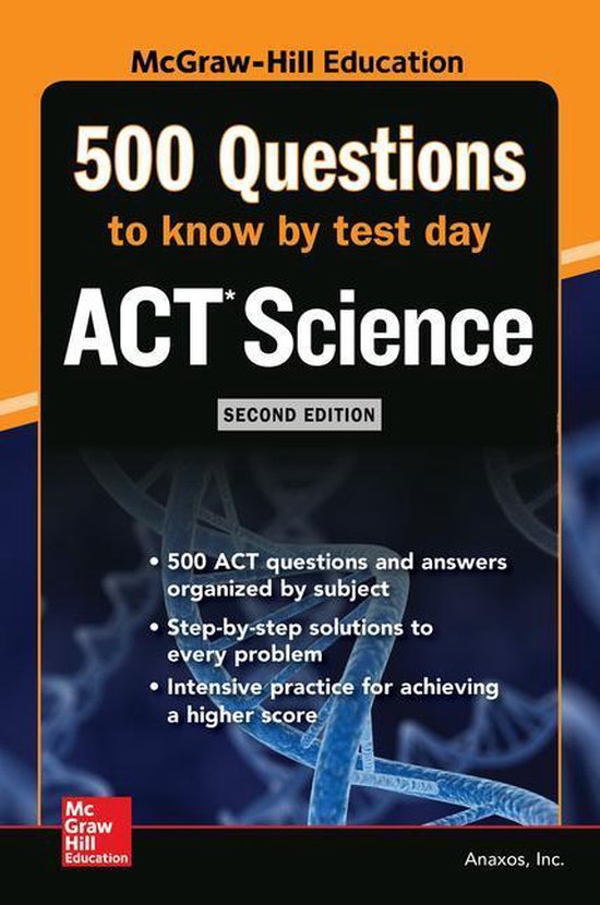 500 ACT Science Questions to Know by Test Day, Second Editio ... - cover