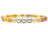 Beaddhism - Armband - Good Luck - Lotus 3 - 8 mm - 20 cm