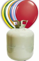 Helium Tank 150 (inclusief 150 ballonnen en lint) - Zilvergrijs