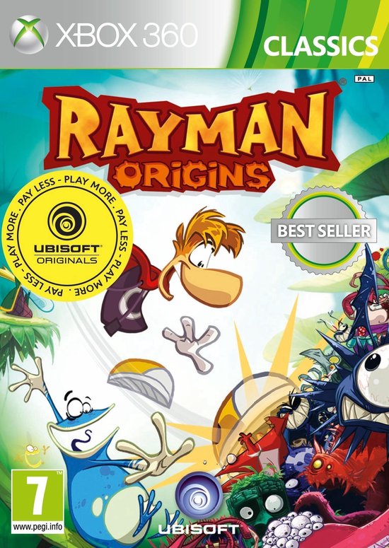 Meestal Cokes filosoof Rayman Origins (Classics) Xbox 360 | Games | bol.com