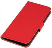 Bookstyle Wallet Case Hoesjes voor LG L80 Rood