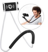 Telefoon houder & Standaard 360°Draaibaar voor Nek - Wit