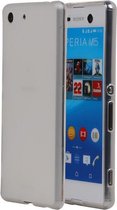 Sony Xperia M5 TPU Hoesje Transparant Wit