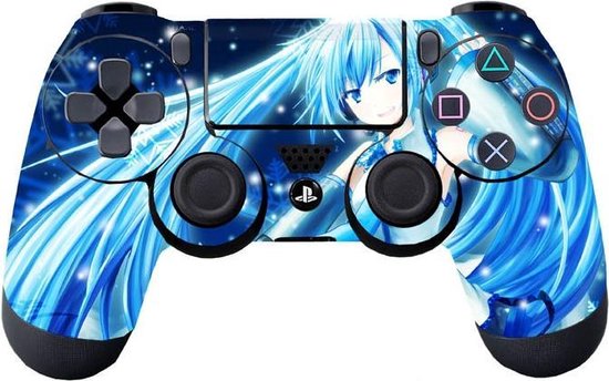 Gameid Ps4 Dualshock 4 Controller Skin Sticker Hatsune Miku Starry Sky