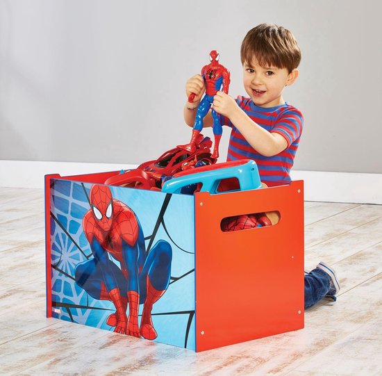 Spiderman - coffre à jouets - bleu | bol
