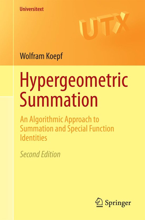 Mathematics and Statistics (R0) - Hypergeometric Summation - cover