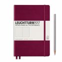 Leuchtturm1917 A5 Medium Notitieboek Dotted Port Red